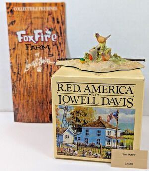 MIB Lowell Davis Fox Fire Farm "EASY PICKIN'S" 225269 Schmid 1988 VTG IOB